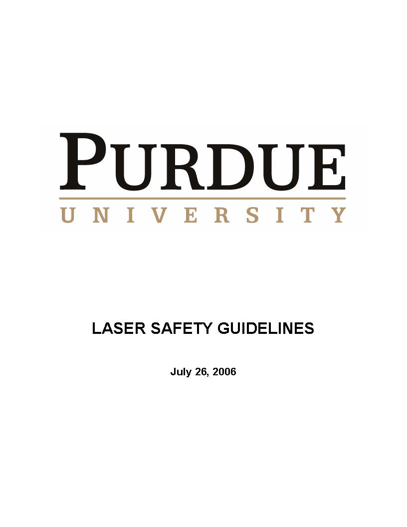 laser safety guidelines